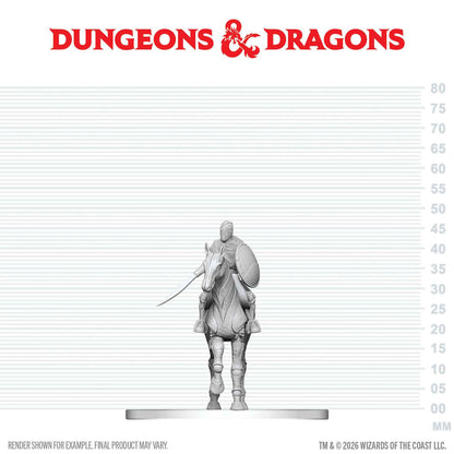 Dungeons & Dragons Unpainted Miniatures - Nimblewright Steed with Rider- Nolzur's Marvelous Miniatures