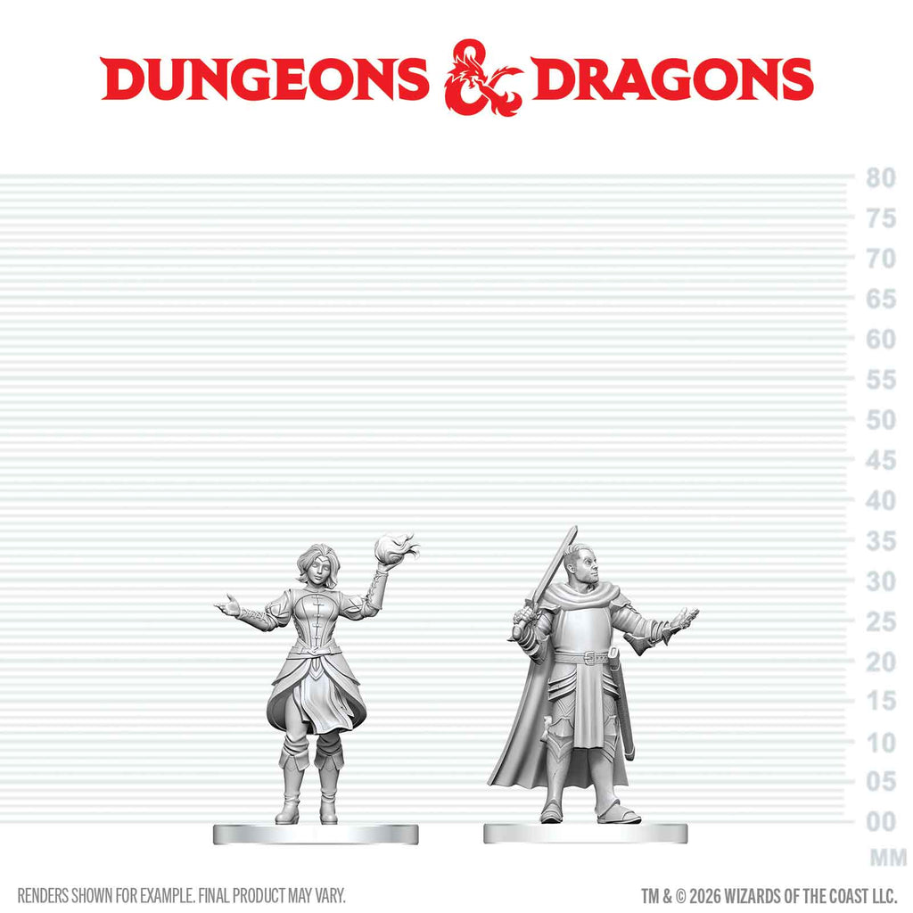 Dungeons & Dragons - Knight & Mage Apprentice - Nolzur's  Marvelous Miniatures