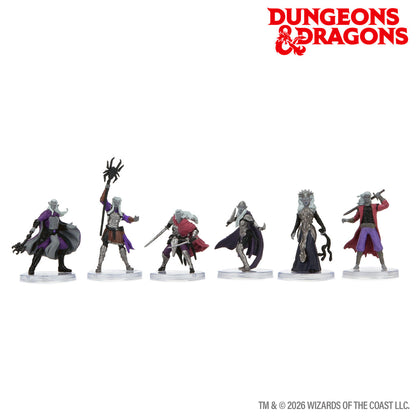 Dungeons & Dragons - Icons of the Realm - Drow Warband Pre-Painted Miniatures
