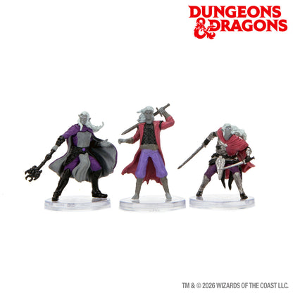 Dungeons & Dragons - Icons of the Realm - Drow Warband Pre-Painted Miniatures
