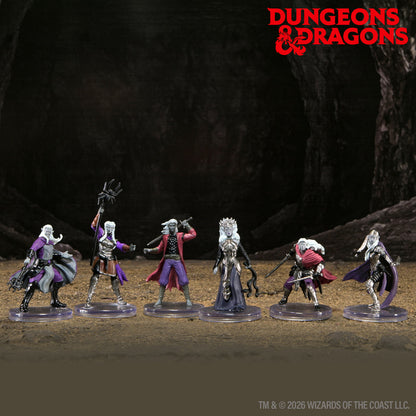 Dungeons & Dragons - Icons of the Realm - Drow Warband Pre-Painted Miniatures