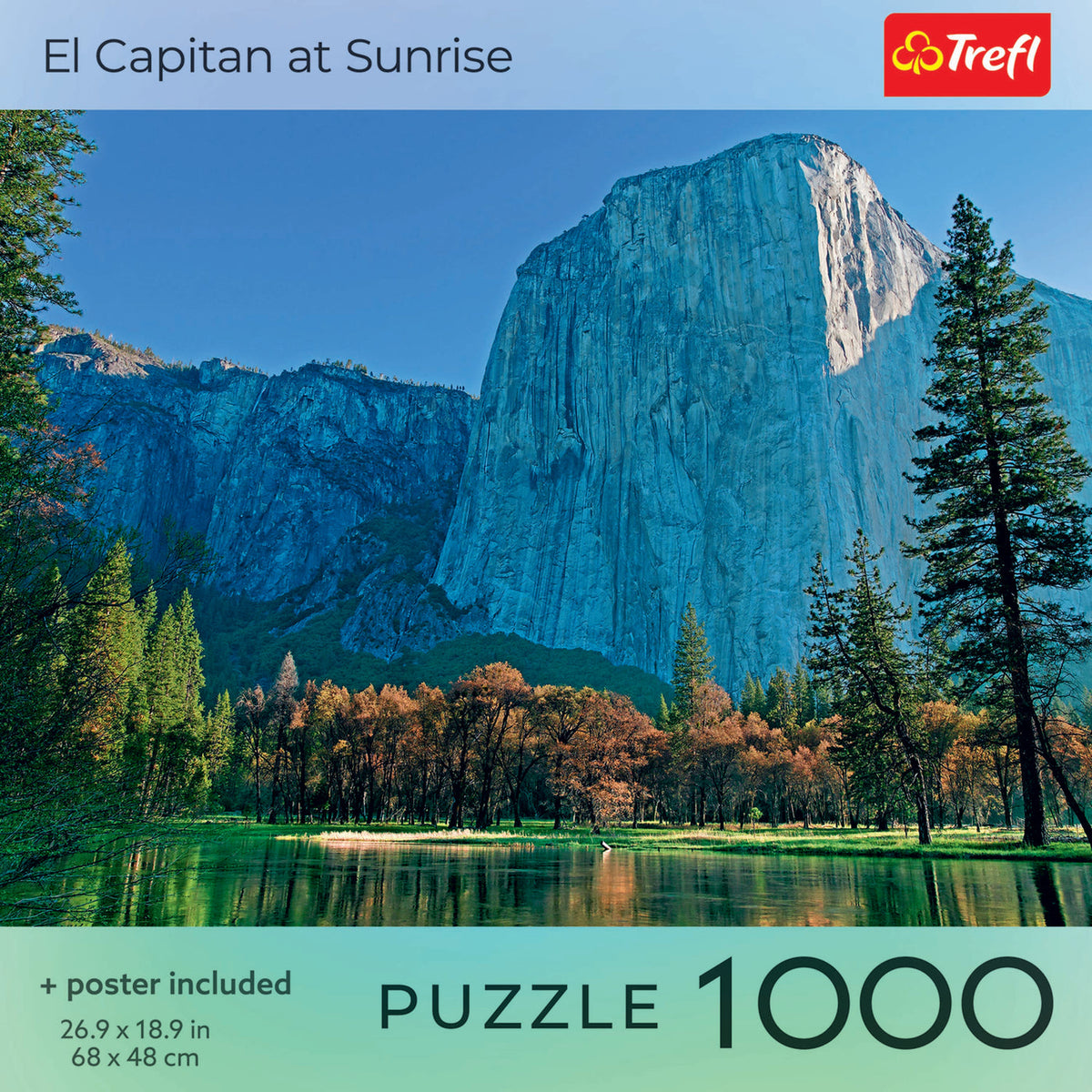 Puzzle: El Capitan at Sunrise 1000 Piece (Trefl Red) + Poster