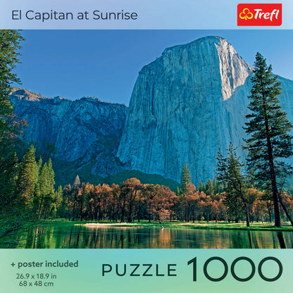 Puzzle: El Capitan at Sunrise 1000 Piece (Trefl Red) + Poster