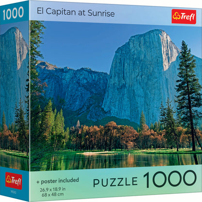 Puzzle: El Capitan at Sunrise 1000 Piece (Trefl Red) + Poster