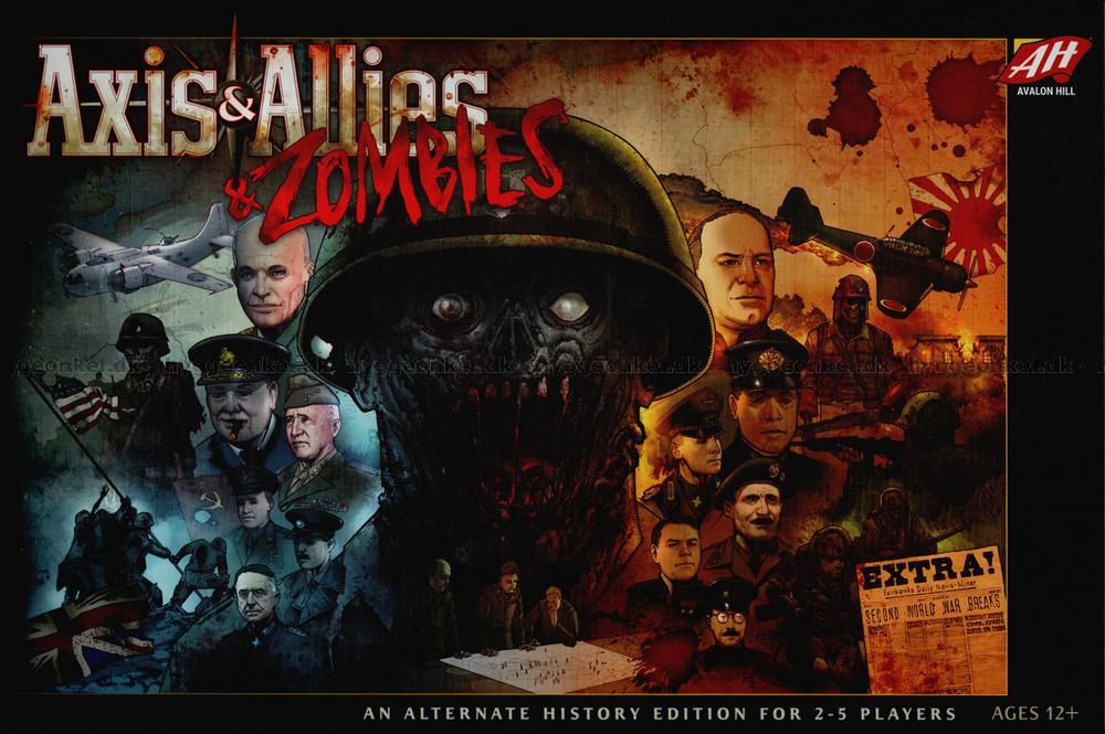 Axis & Allies & Zombies -  Fight Zombies & Win A World War - Avalon Hill