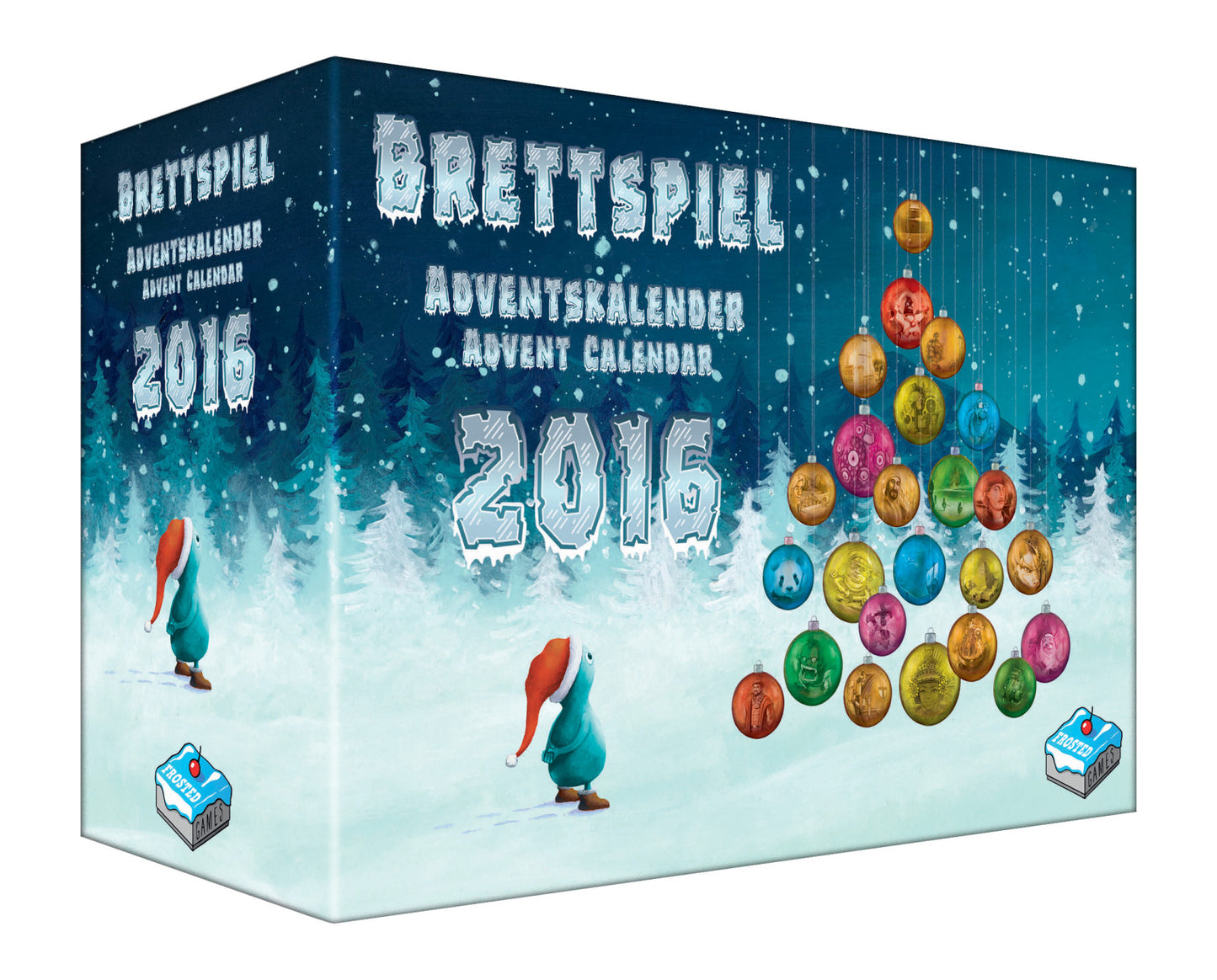 Brettspiel Adventkalendar 2016 - Compact Version - Frosted Games