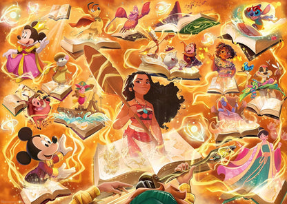 Adult Puzzle 1000 pieces - Disney Lorcana TCG - Glimmers of the Realm: Amber