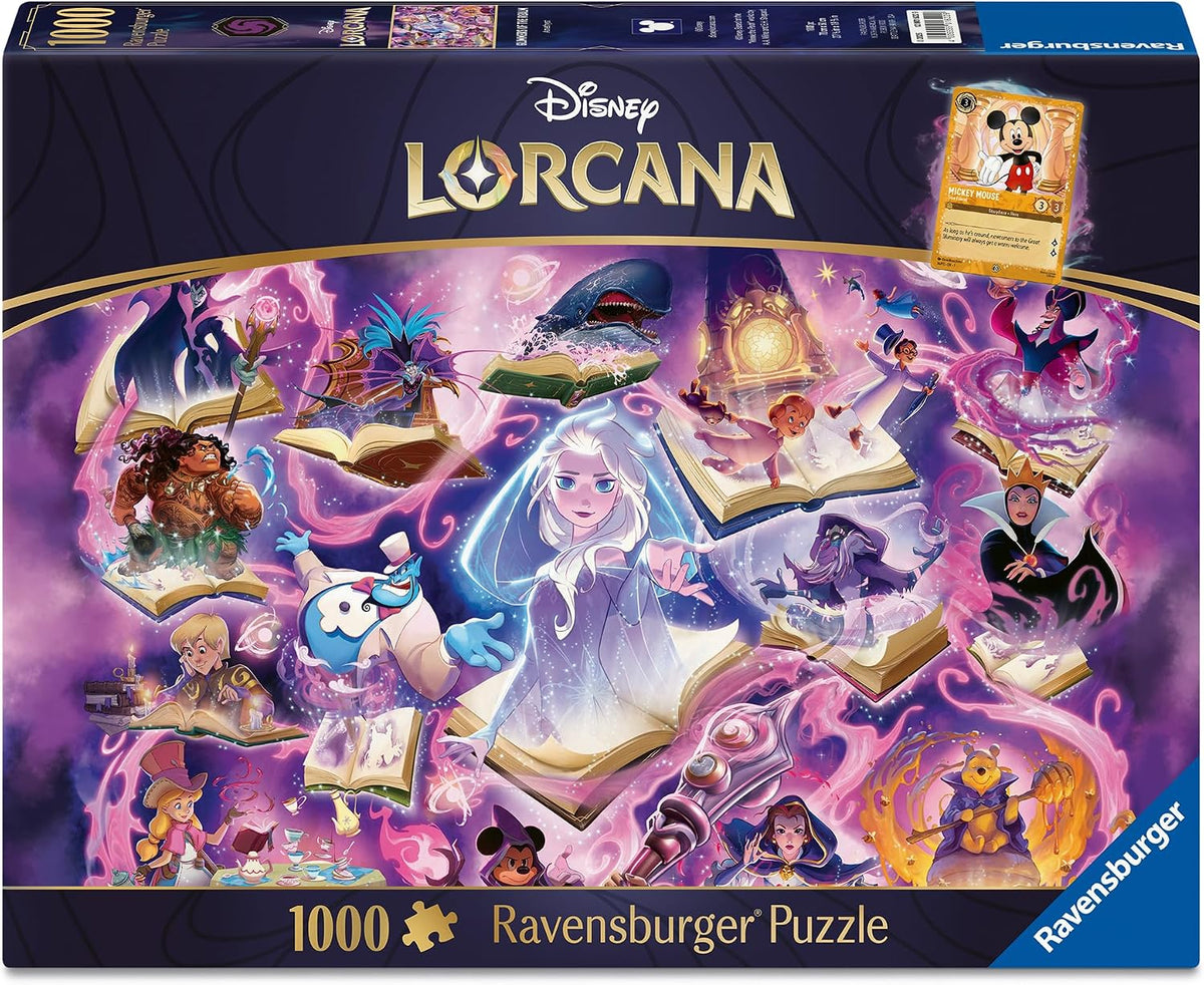 Adult Puzzle 1000 pieces - Disney Lorcana TCG - Glimmers of the Realm: Amethyst