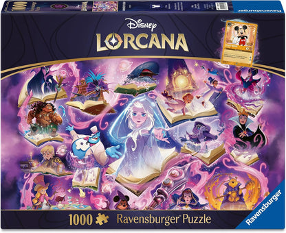 Adult Puzzle 1000 pieces - Disney Lorcana TCG - Glimmers of the Realm: Amethyst