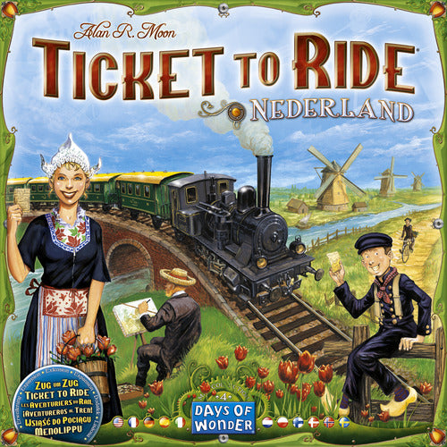 Ticket To Ride - The Netherlands - Map Collection #04 - Board Game - Days of Wonder