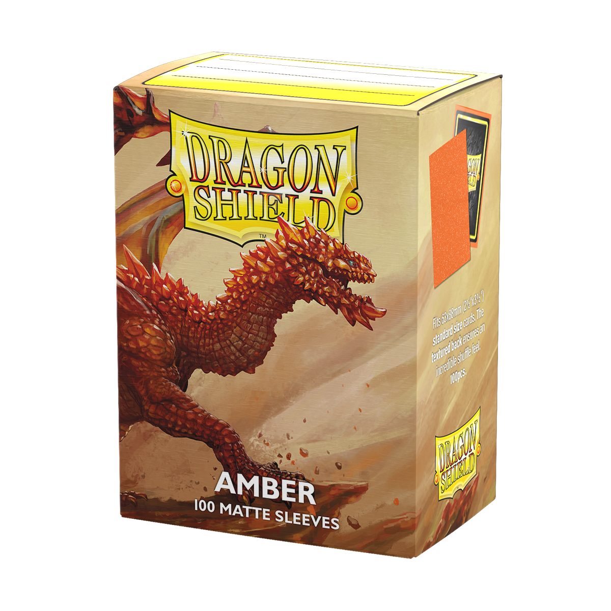 Dragon Shield Card Sleeves - 100 Count - Matte: Amber
