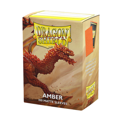 Dragon Shield Card Sleeves - 100 Count - Matte: Amber