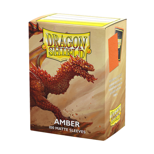 Dragon Shield Card Sleeves - 100 Count - Matte: Amber