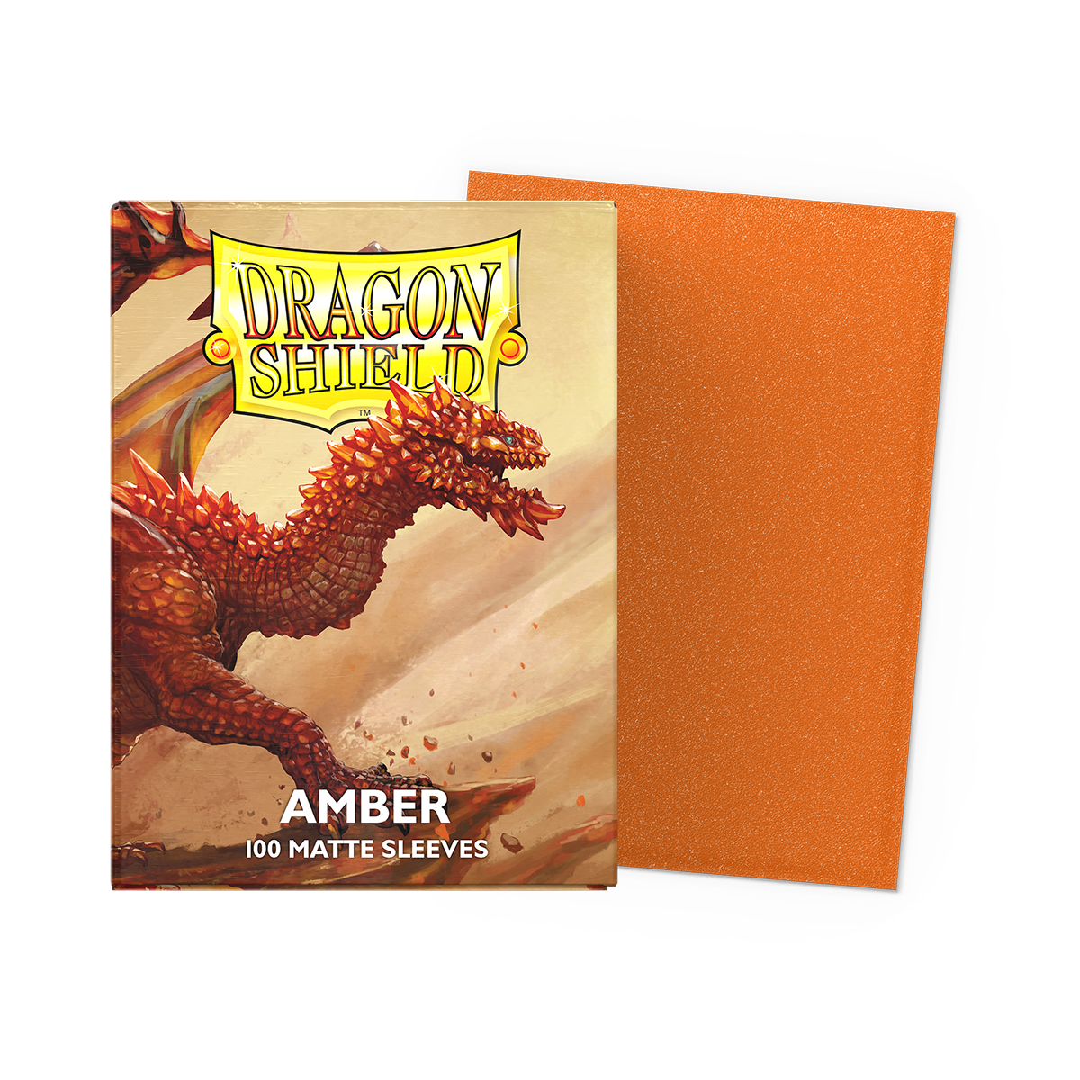 Dragon Shield Card Sleeves - 100 Count - Matte: Amber