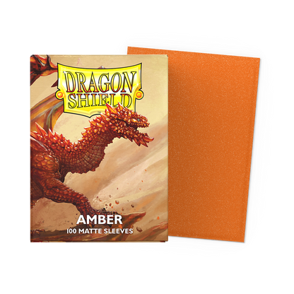 Dragon Shield Card Sleeves - 100 Count - Matte: Amber