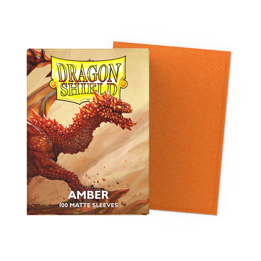 Dragon Shield Card Sleeves - 100 Count - Matte: Amber