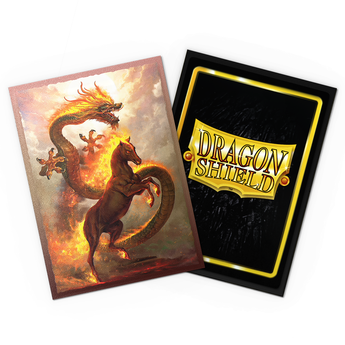 Dragon Shield Card Sleeves - 100 Count - Dual Matte: Fire Horse