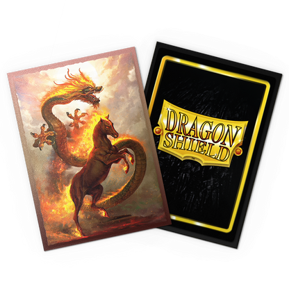 Dragon Shield Card Sleeves - 100 Count - Dual Matte: Fire Horse