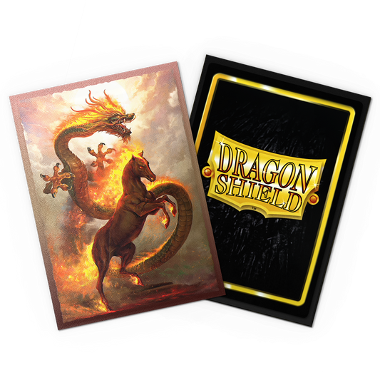 Dragon Shield Card Sleeves - 100 Count - Dual Matte: Fire Horse