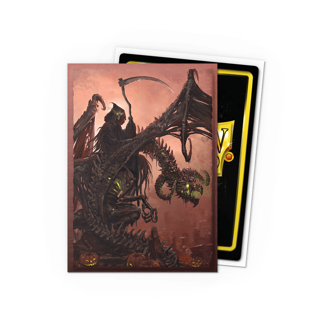 Dragon Shields: (100 Card Sleeves) Brushed Art - Halloween 2025