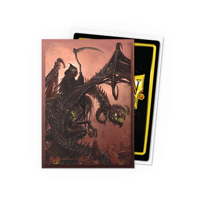 Dragon Shields: (100 Card Sleeves) Brushed Art - Halloween 2025