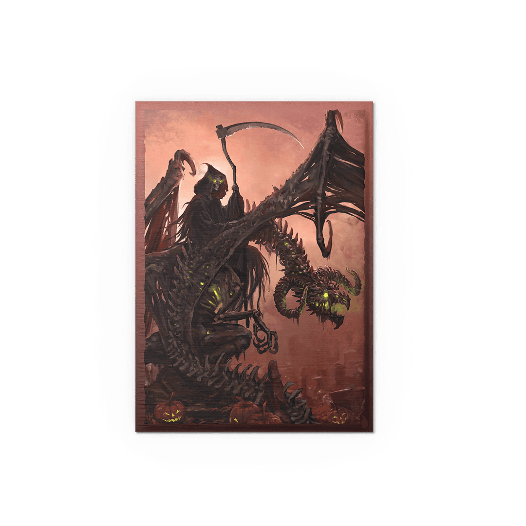 Dragon Shields: (100 Card Sleeves) Brushed Art - Halloween 2025