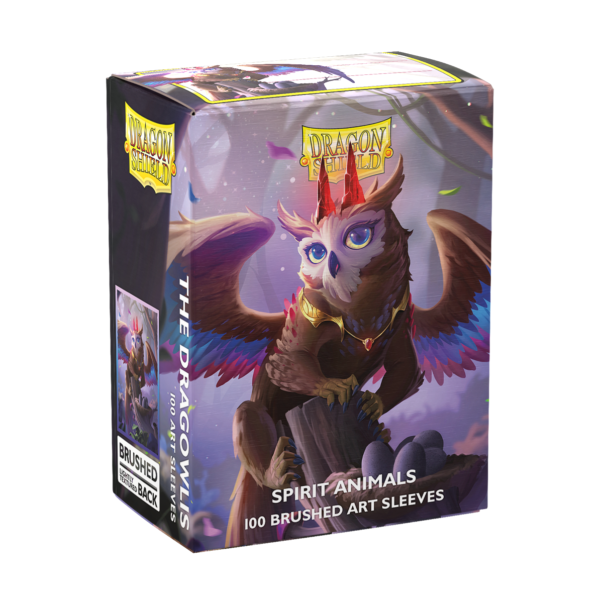 Dragon Shield: (100 Card Sleeves) Brushed Art - The Dragowlis