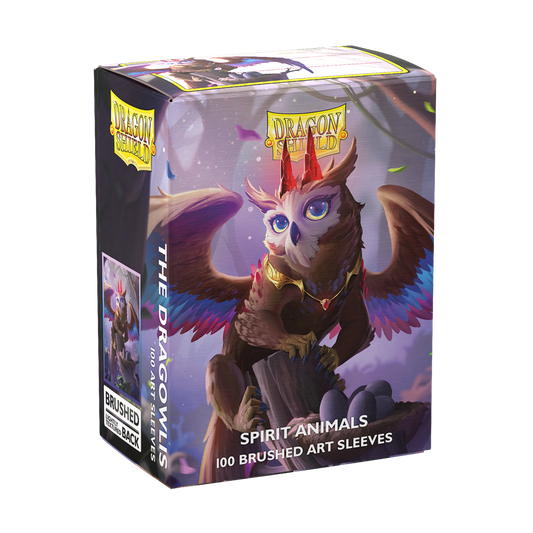 Dragon Shield: (100 Card Sleeves) Brushed Art - The Dragowlis