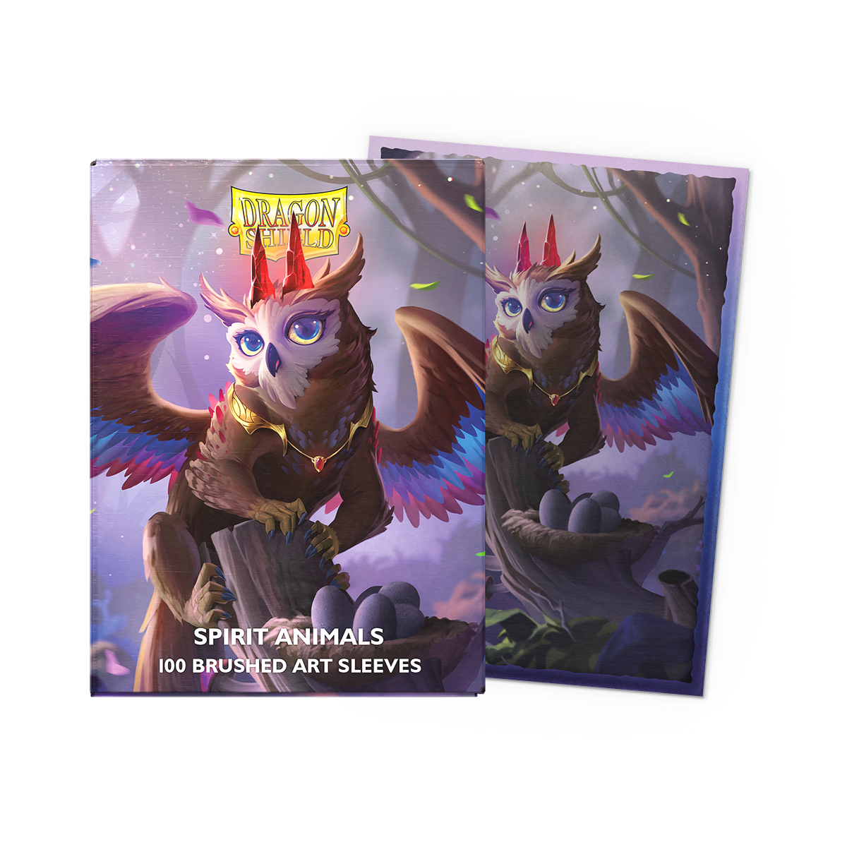 Dragon Shield: (100 Card Sleeves) Brushed Art - The Dragowlis