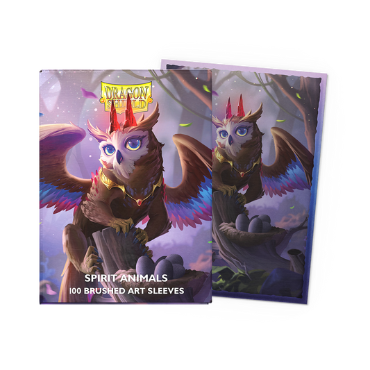 Dragon Shield: (100 Card Sleeves) Brushed Art - The Dragowlis