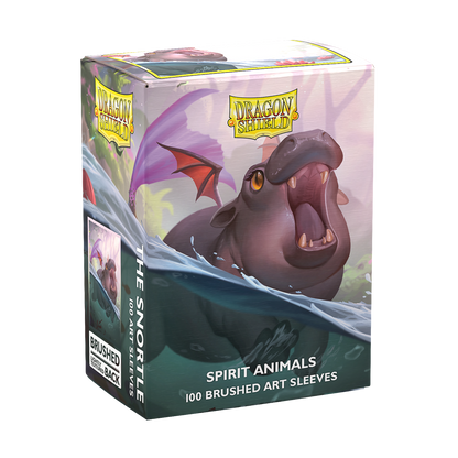 Dragon Shield: (100 Card Sleeves) Brushed Art - Spirit Animals - The Snortle