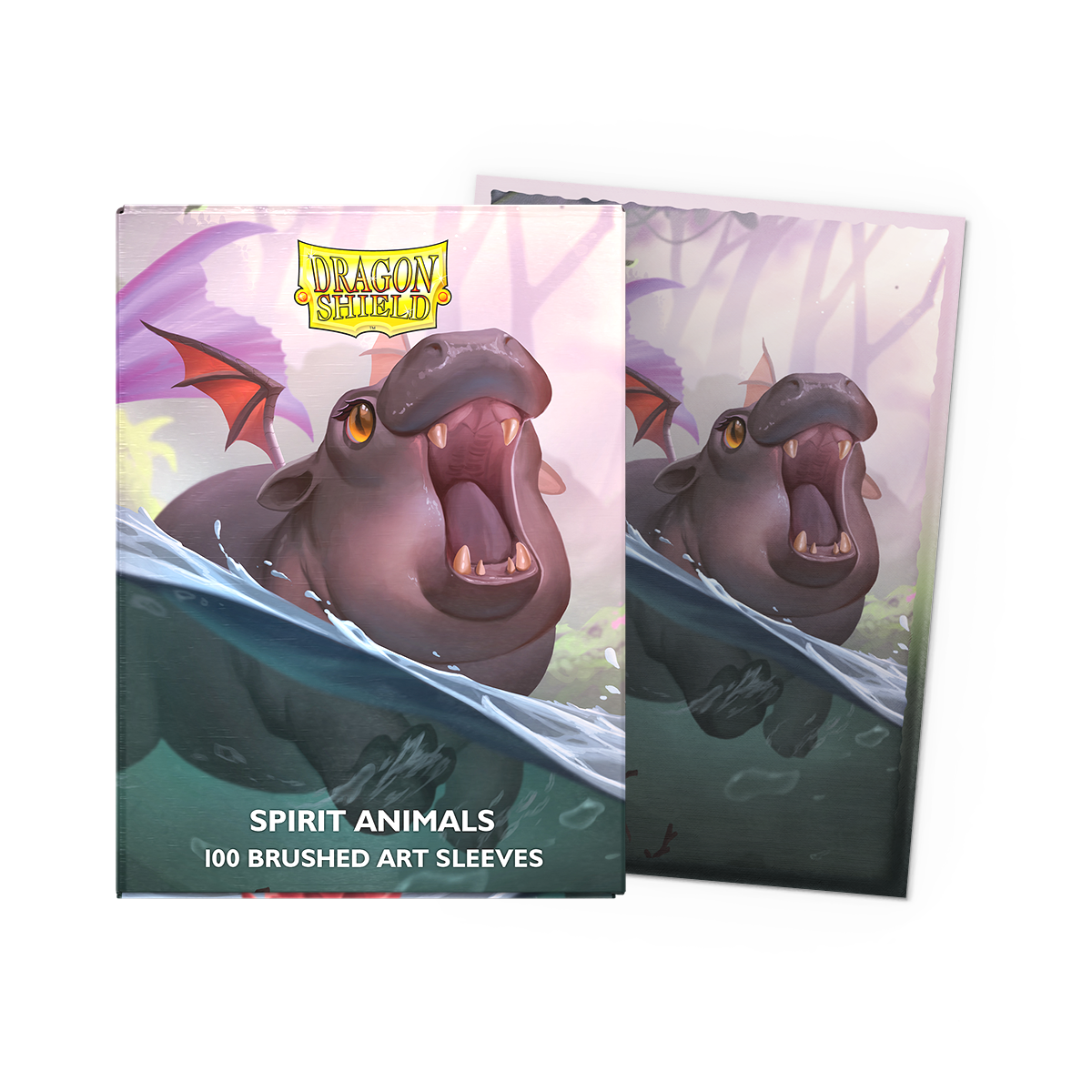 Dragon Shield: (100 Card Sleeves) Brushed Art - Spirit Animals - The Snortle
