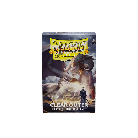Dragon Shield Card Sleeves - 100 Count - Outer Matte: Clear