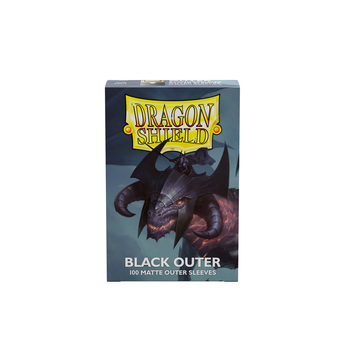 Dragon Shield Card Sleeves - 100 Count - Outer Matte: Black