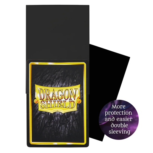 Dragon Shield Card Sleeves - 100 Count - Thick Inner Sleeve: Black