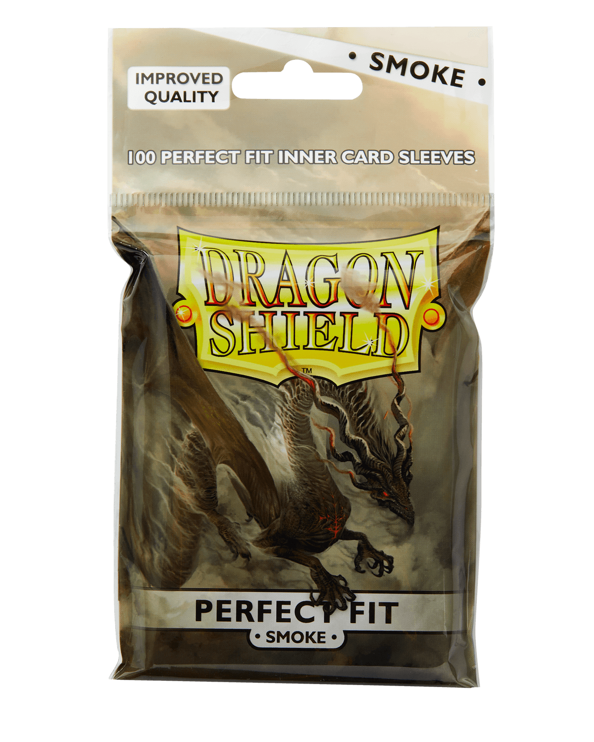Dragon Shield Card Sleeves - 100 Count - Perfect Fit: Smoke