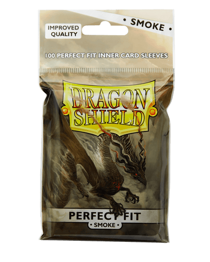 Dragon Shield Card Sleeves - 100 Count - Perfect Fit: Smoke
