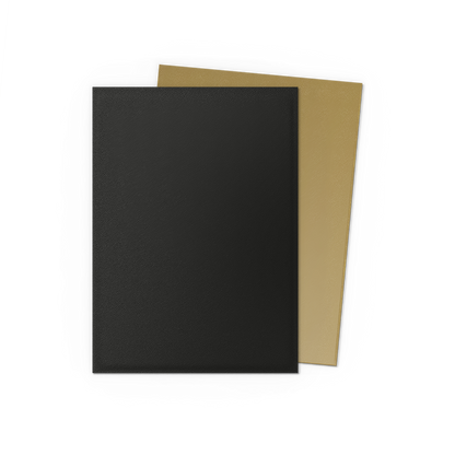 Dragon Shield Card Sleeves - 100 Count - Dual Matte: Black & Gold