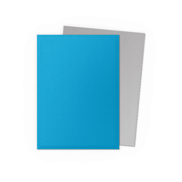 Dragon Shield Card Sleeves - 100 Count - Dual Matte: Sky Blue and Silver