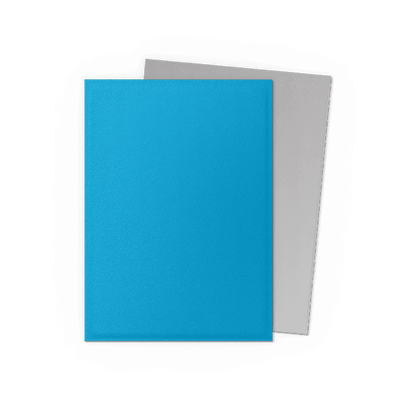 Dragon Shield Card Sleeves - 100 Count - Dual Matte: Sky Blue and Silver