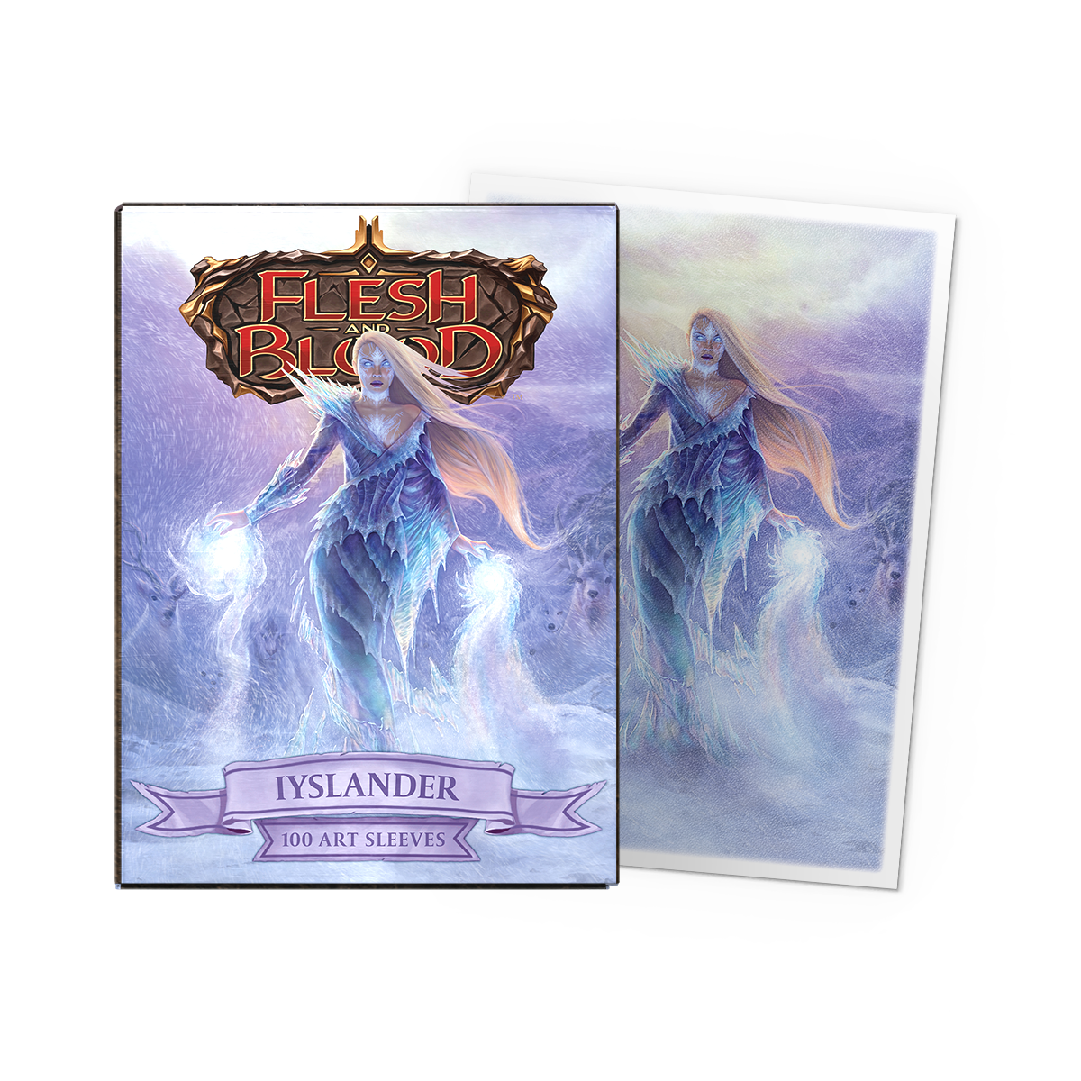 Dragon Shield - Flesh and Blood - Iyslander - box and sleeve flat