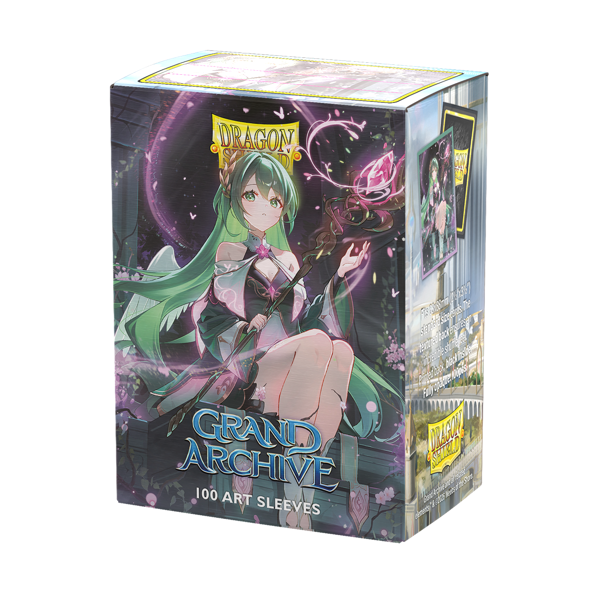 Dragon Shield Sleeves - Grand Archive - Ariel, Archangel of Natura  - 100ct - Dragon Shield