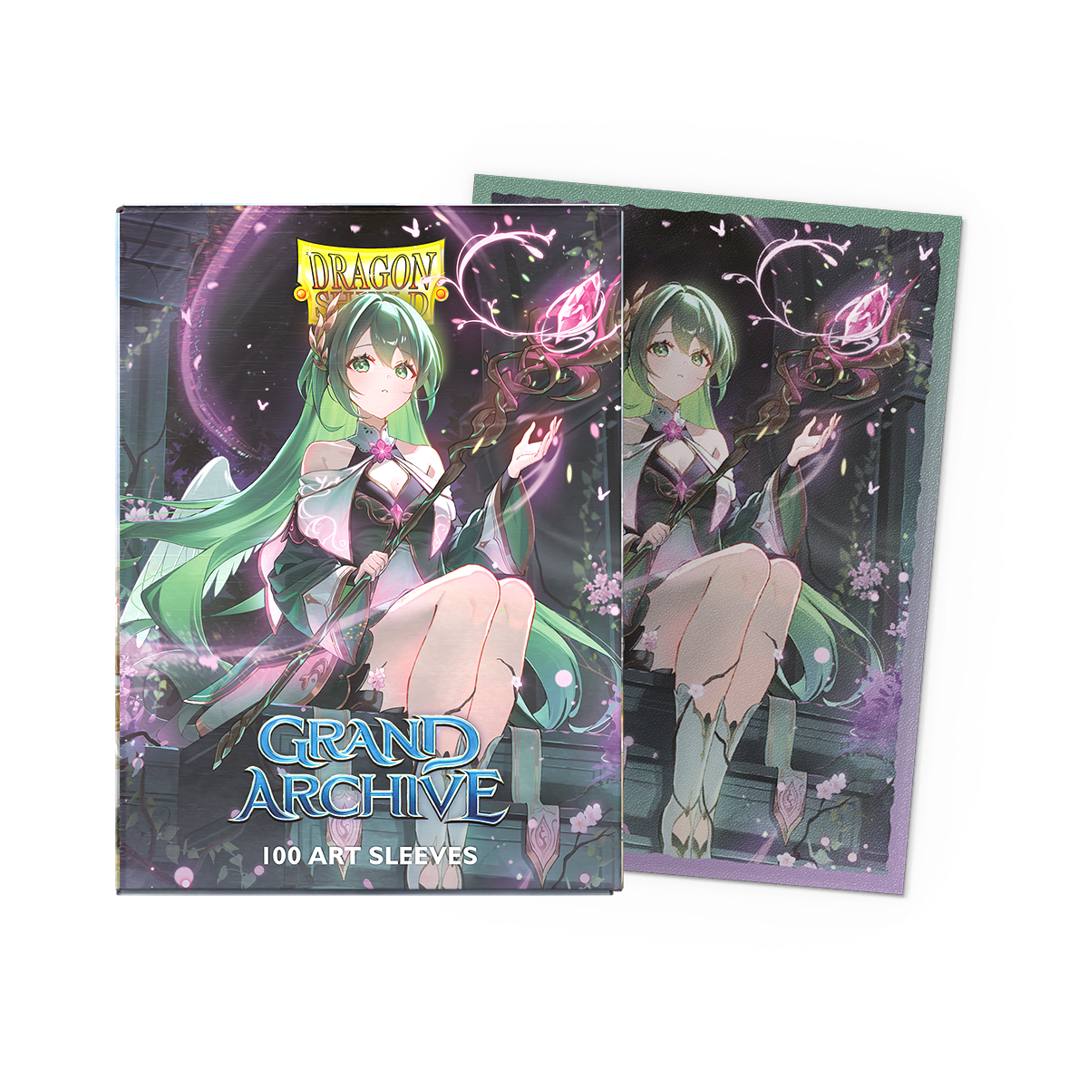 Dragon Shield Sleeves - Grand Archive - Ariel, Archangel of Natura  - 100ct - Dragon Shield