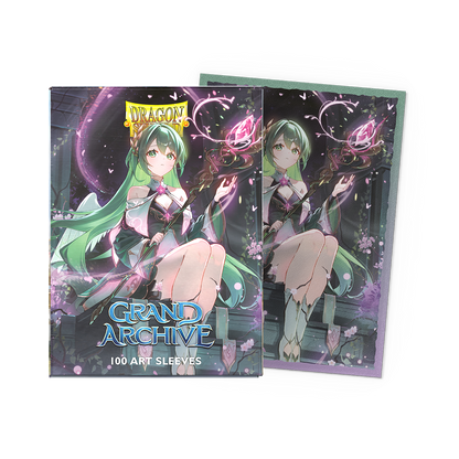 Dragon Shield Sleeves - Grand Archive - Ariel, Archangel of Natura  - 100ct - Dragon Shield