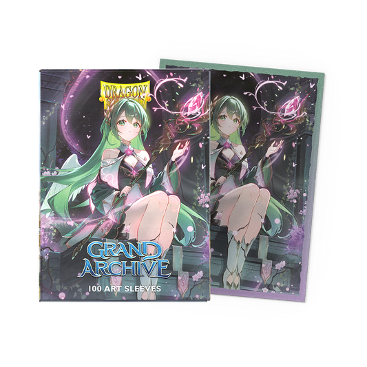 Dragon Shield Sleeves - Grand Archive - Ariel, Archangel of Natura  - 100ct - Dragon Shield