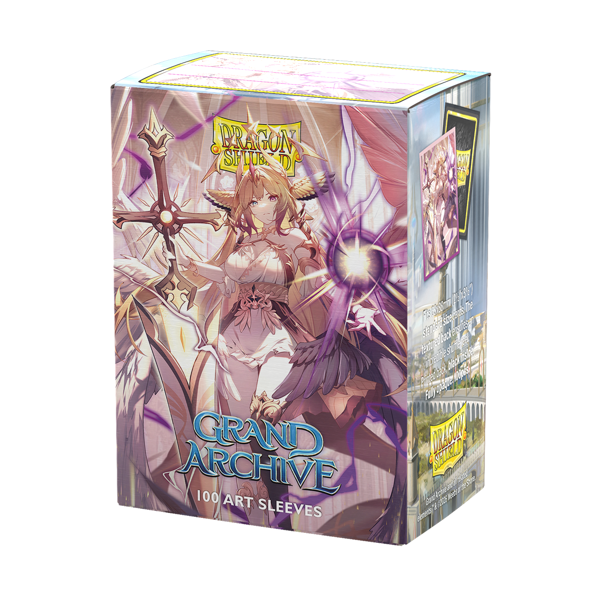 Dragon Shield Sleeves - Grand Archive - Haniel, Archangel of Spectra  - 100ct - Dragon Shield