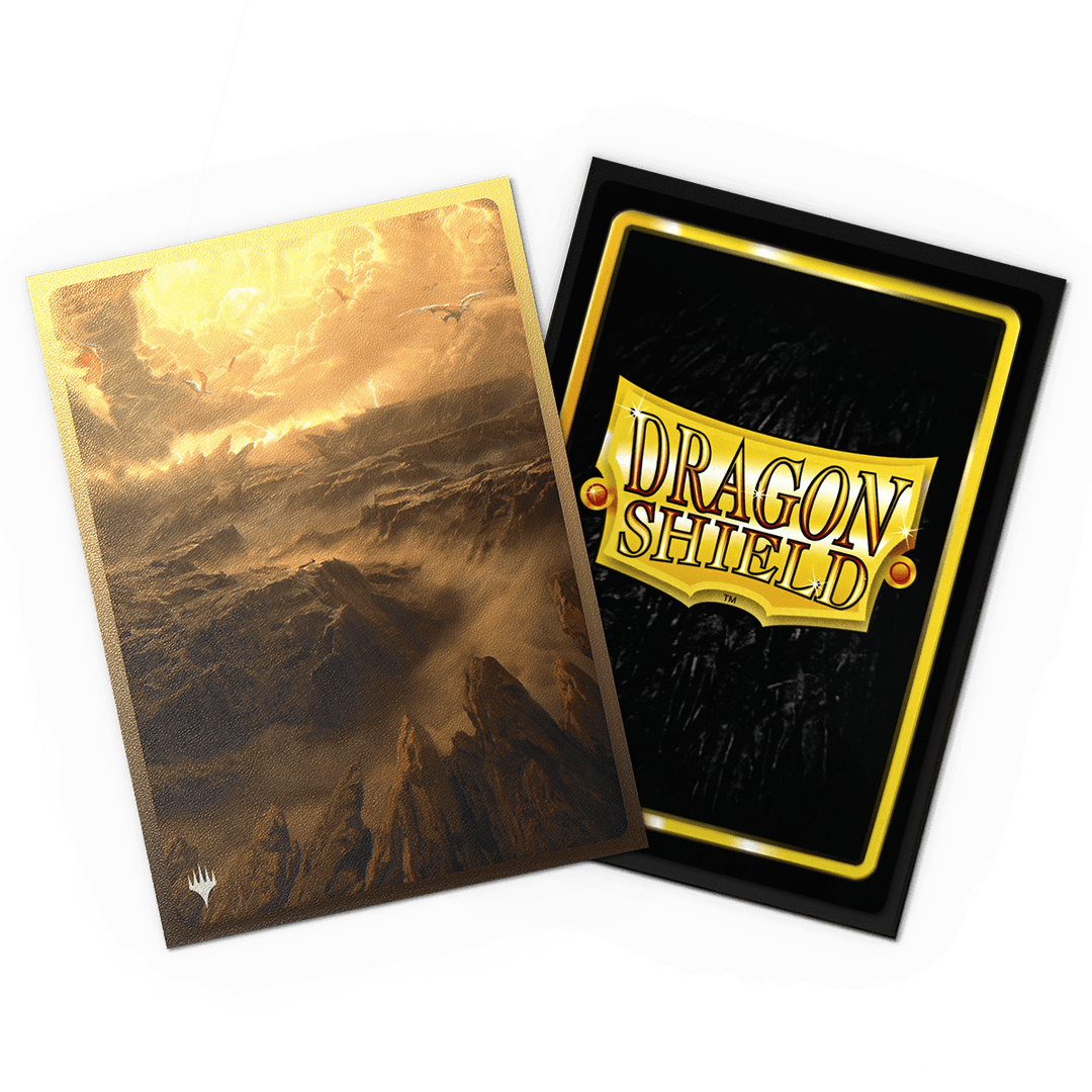 Dragon Shield: (100 Card Sleeves) Matte Dual Art - Arid Mesa - Landfall Series - Magic: The Gathering