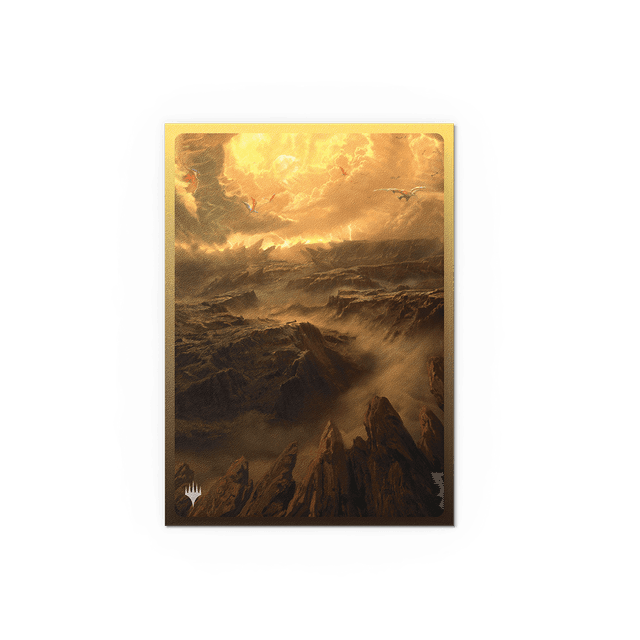 Dragon Shield: (100 Card Sleeves) Matte Dual Art - Arid Mesa - Landfall Series - Magic: The Gathering