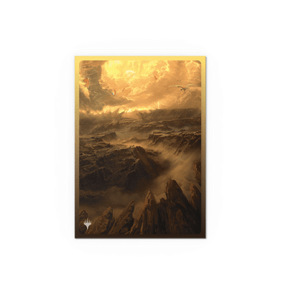 Dragon Shield: (100 Card Sleeves) Matte Dual Art - Arid Mesa - Landfall Series - Magic: The Gathering