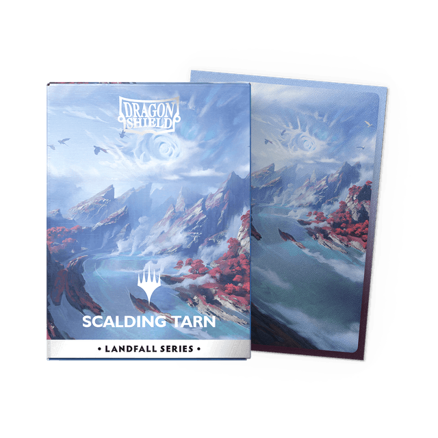 Dragon Shield: (100 Card Sleeves) Matte Dual Art - Scalding Tarn - Landfall Series - Magic: The Gathering